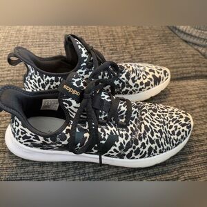 Adidas Black and White Patterned Sneakers